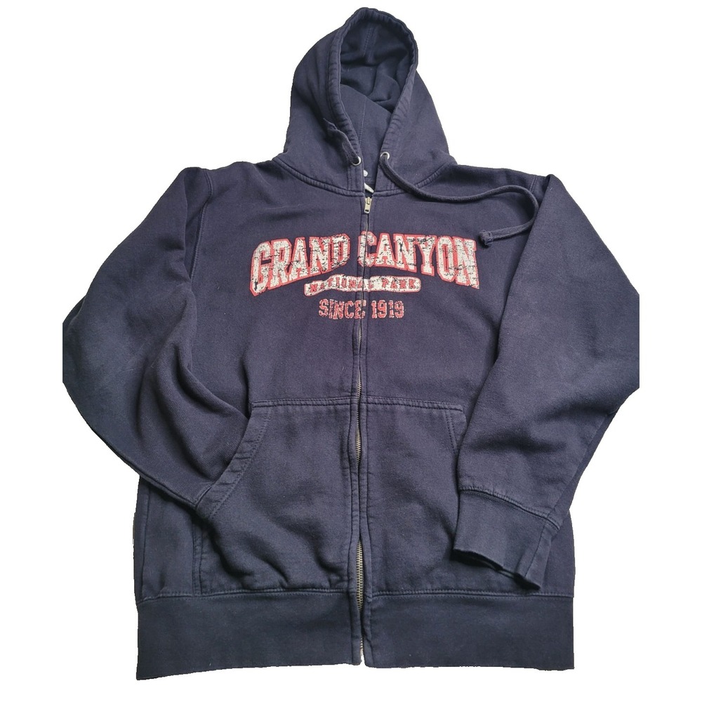 MJ Apparel Grand Canyon National Park Full Zip Sweatshirt‎ Men's Medium Navy